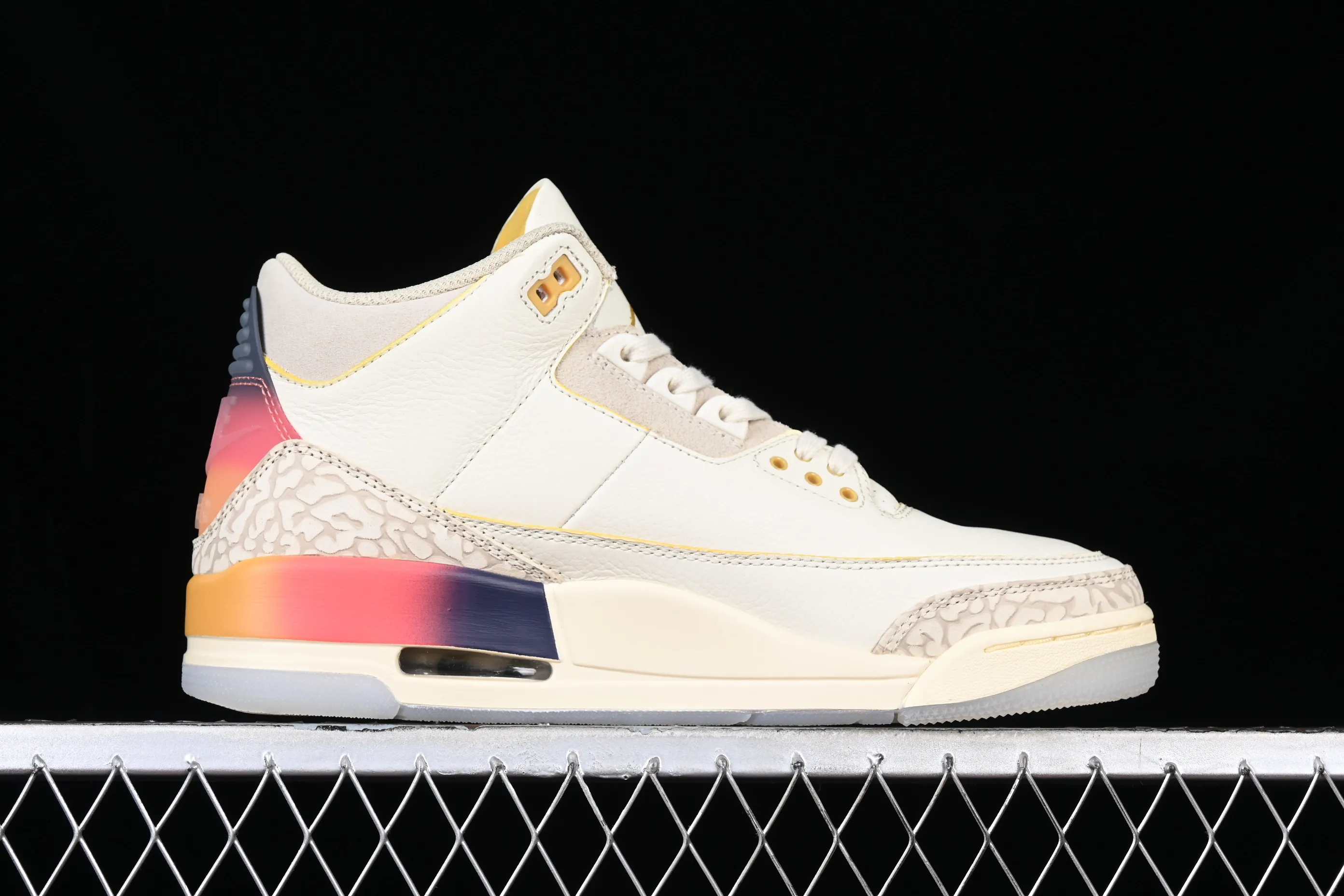 All categories Air Jordan Jordan series basketball shoes Air Jordan 3 pure original J.Balvin x Air Jordan 3 Retro AJ3 Joe 3 rainbow gradient FN0344-901